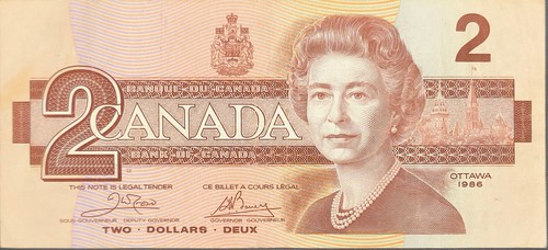 Kanada banknote kan dollar - 2, kan.dollar