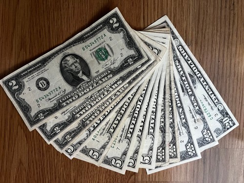 Historische banknote usa 5 - banknote,