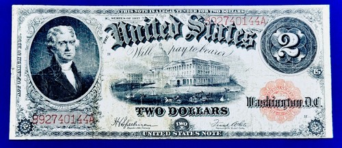 Dollar 1917 usa banknote - **2,