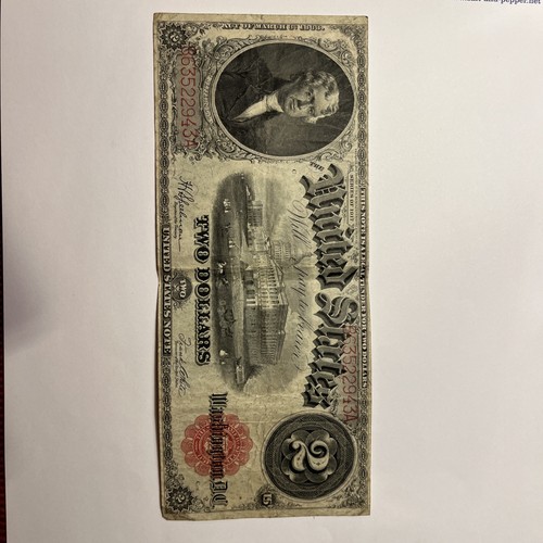 Dollar note von 1917 - 1917, mit
