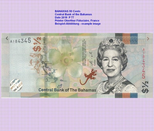 Bahamas dollar unc p - ,
