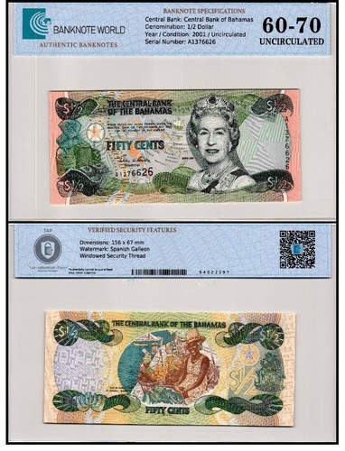 Bahamas cents - cents, (1/2
