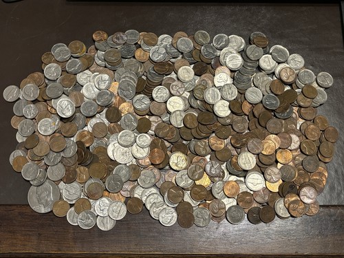 Münzsammlung usa 7 kg - usa, 2,7