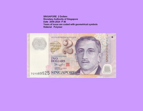 Singapur singapore dollar - singapore, 2