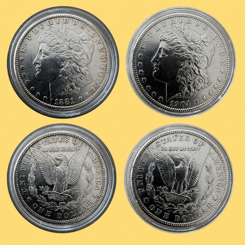 Morgan dollar 1881 - 2x, 1881-s