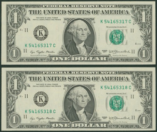 Usa dollar 1977 p - 1,
