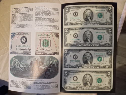 Dollar ungeschnitten 1976 - ungeschnitten,
