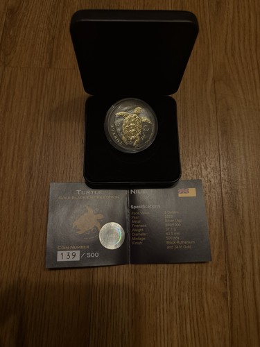 Niue dollars 2022 turtle - niue,